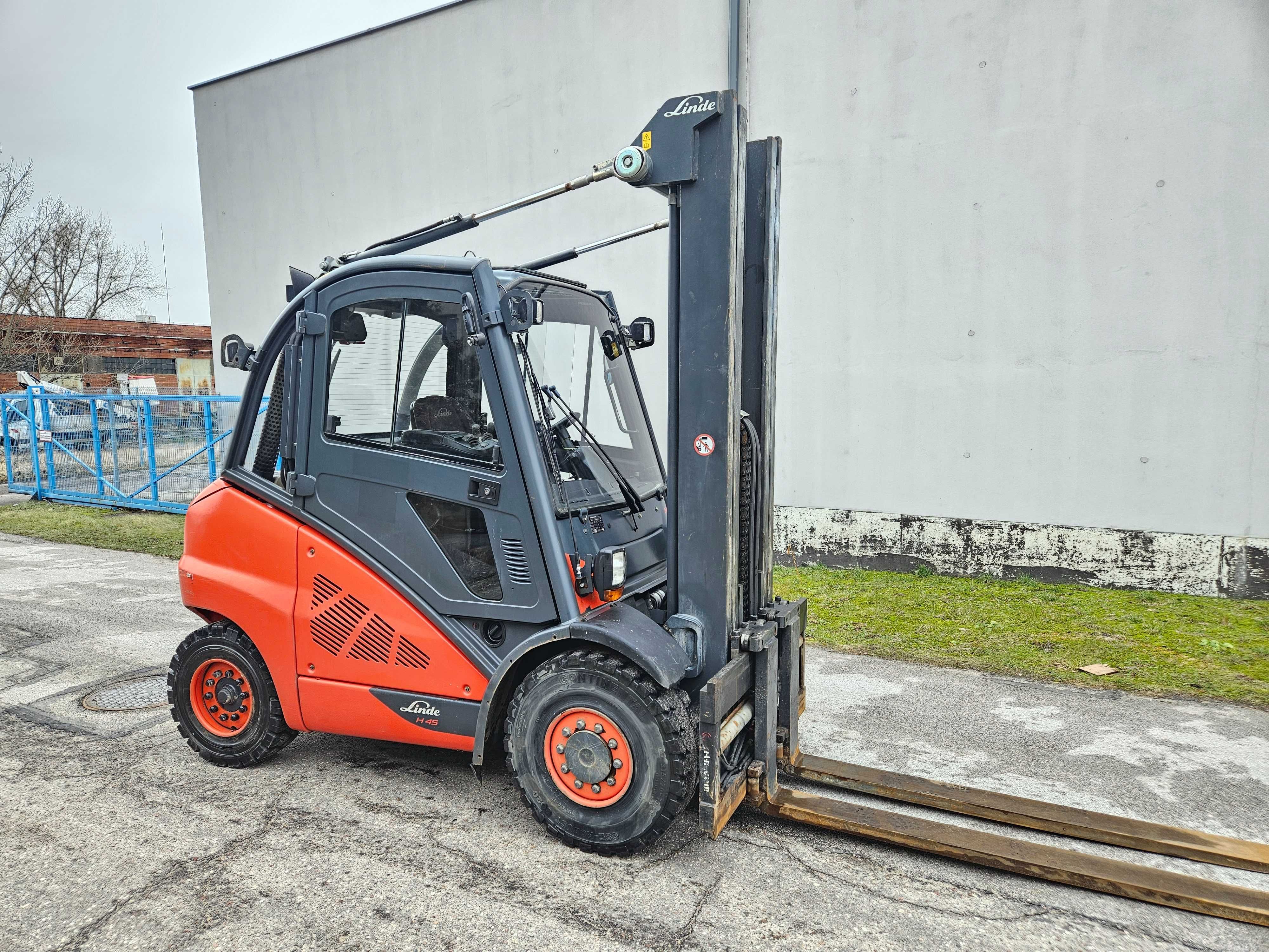 Wózek widłowy Linde H45D-02 2013, Triplex Pozycjoner 7130mth!!