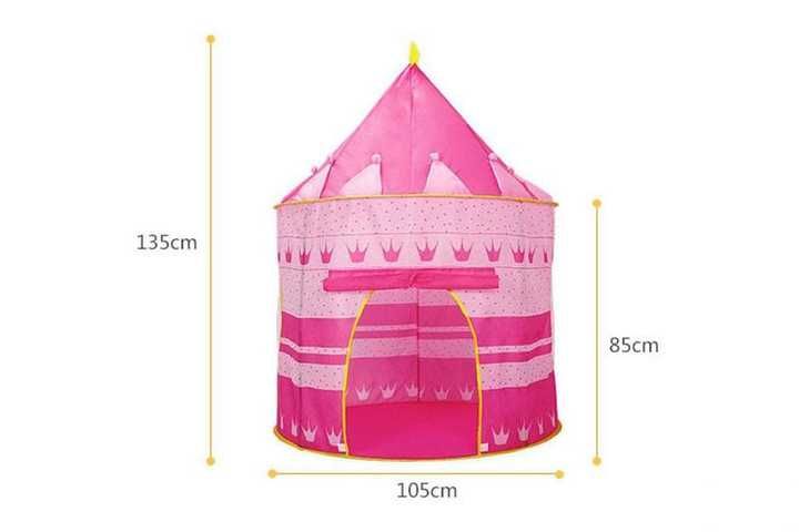 Палатка детская игровая, замок  шатёр домик для детей с сумкой