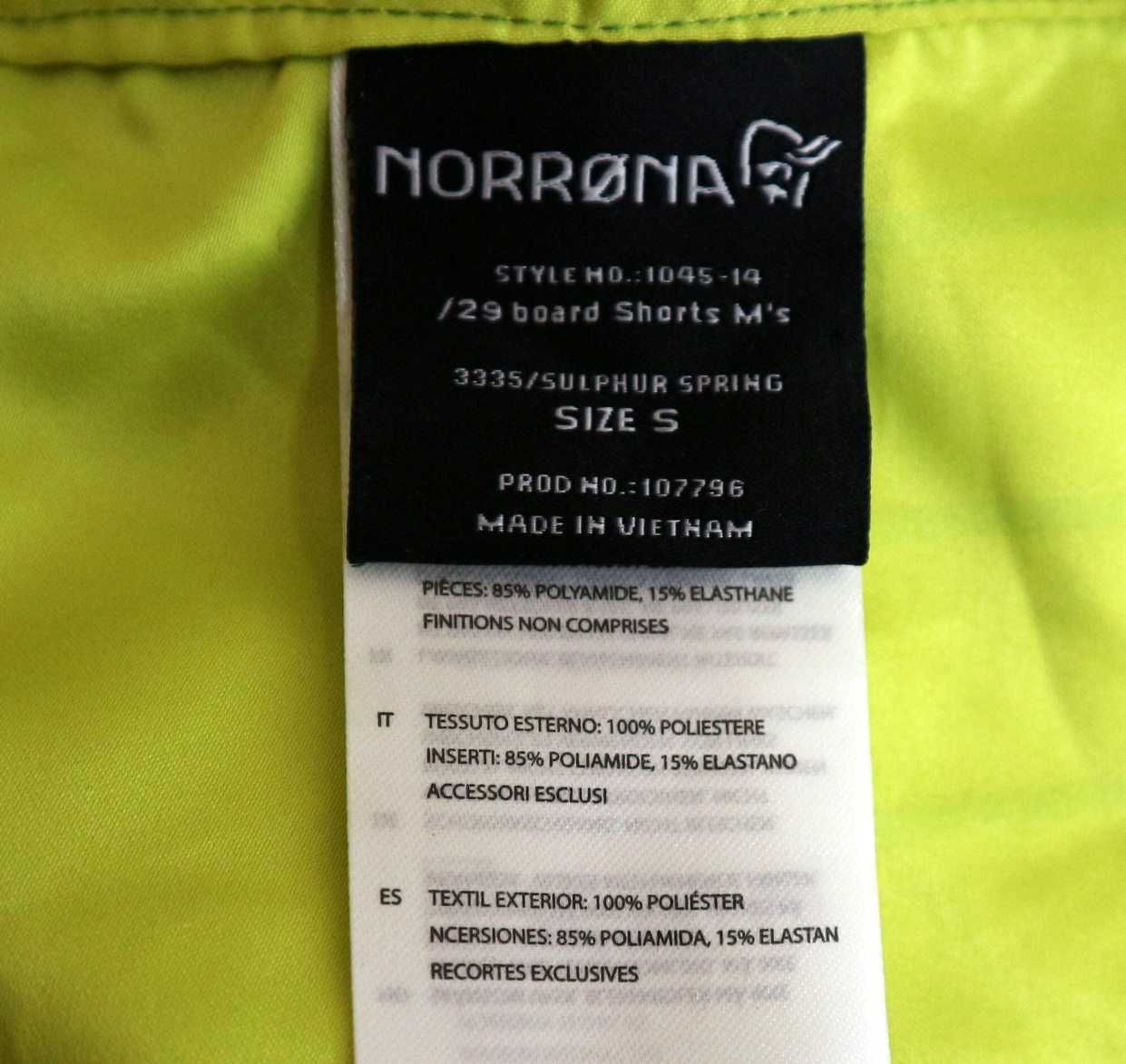 Norrona /29 board Shorts spodenki outdoorowe pływackie S