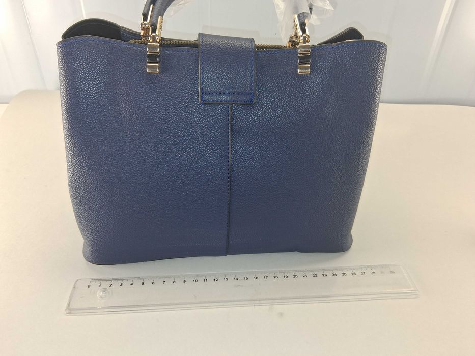 L169 Stylowa Damska Torebka Niebieska Eko-Skóra Wąż Listonoszka WN211