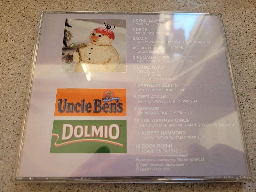 CD Świąteczne melodie Promo 2001 Masterfoods