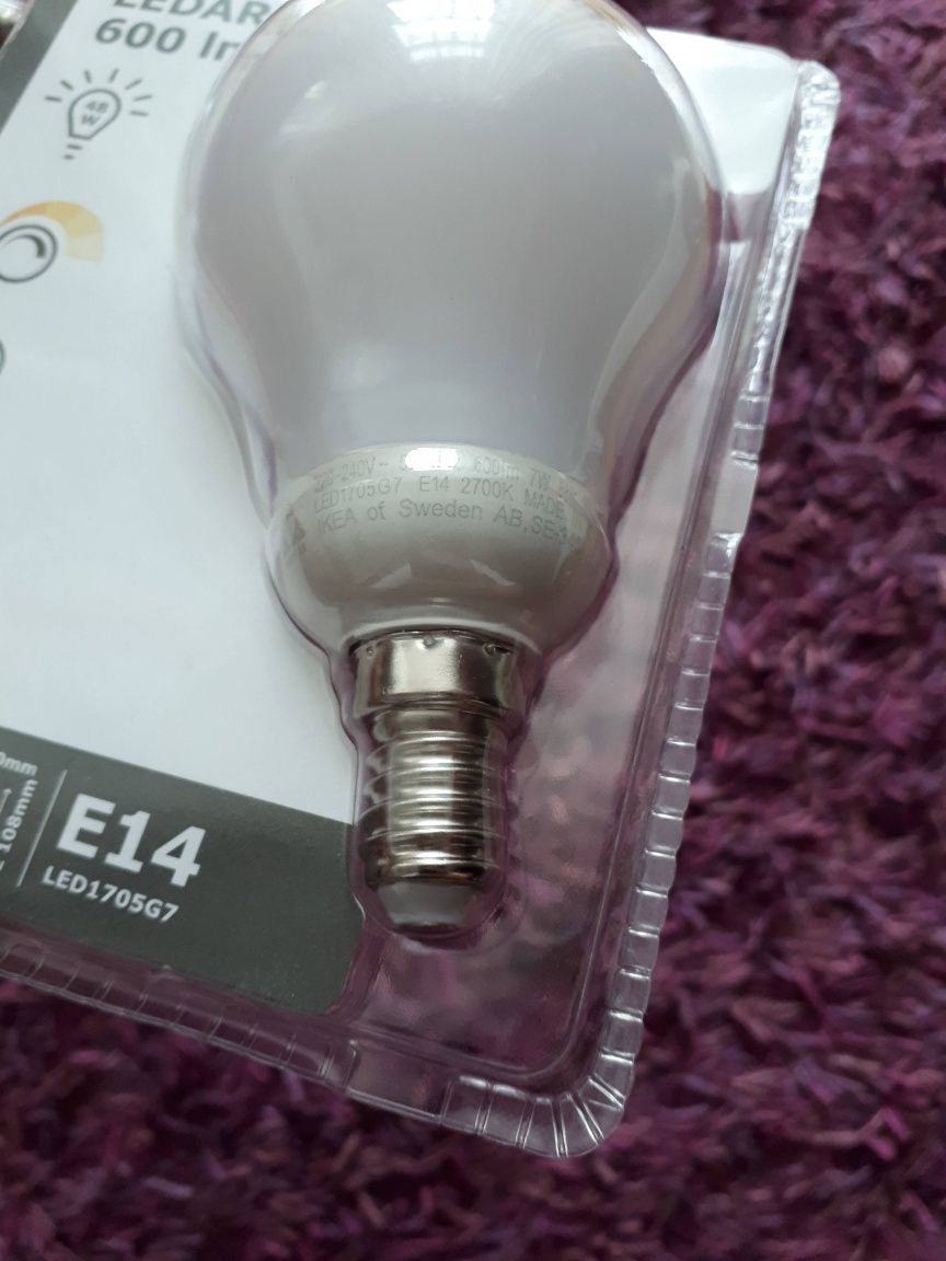 Żarówka ikea ledare LED 7w 2 szt