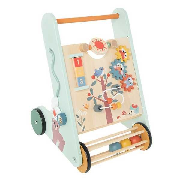 Дитячі ходунки-каталка SMIKI. Дерев'яна розвиваюча іграшка малюкам