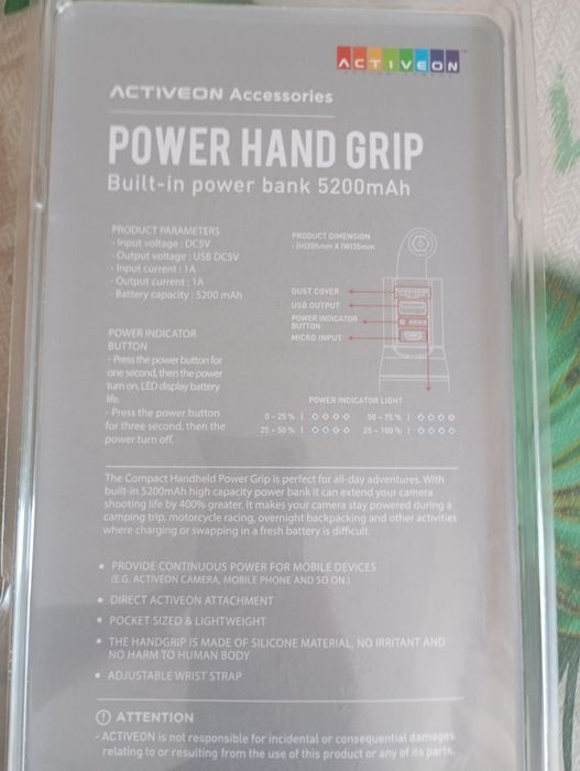 Statyw do kamery z powerbank