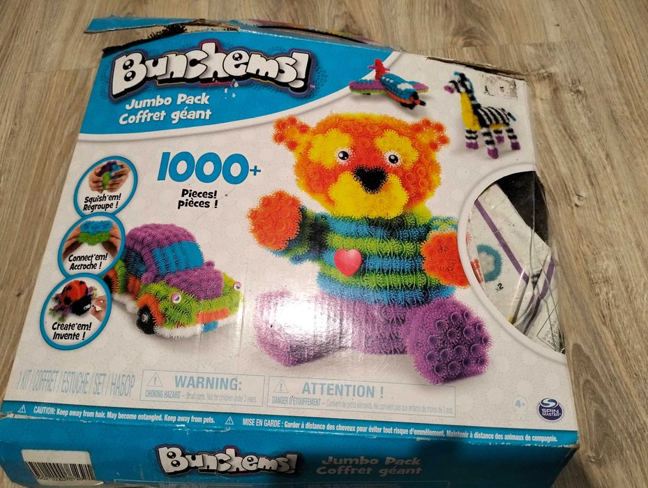 Bunchems rzepy 1000 elementów świetna zabawa dla dzieci