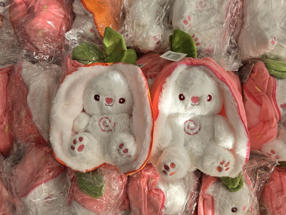 Музична іграшка-нічник Дихаючий Зайчик з мелодіями та світло