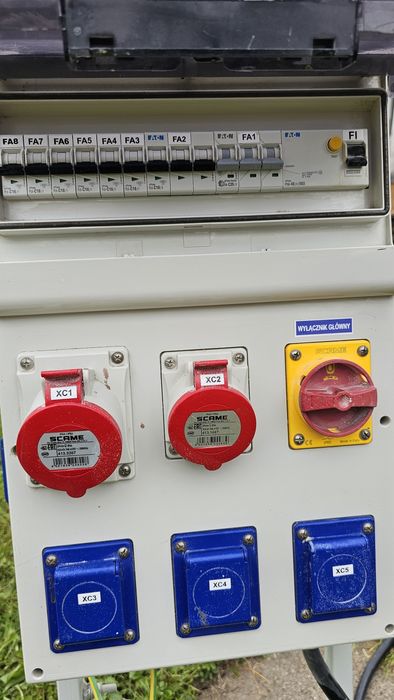 Skrzynka rozdzielcza budowlana SCAME-SK DST4.6011-12 (32A, IP54)