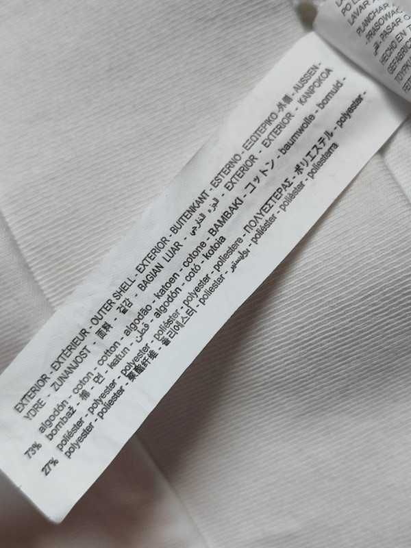 Bluza z kapturem biała kremowa Zara Hebert Bayer M