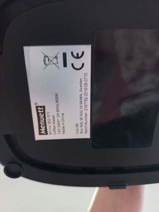 Ekspres do kawy MENUETT 1,5L 900W