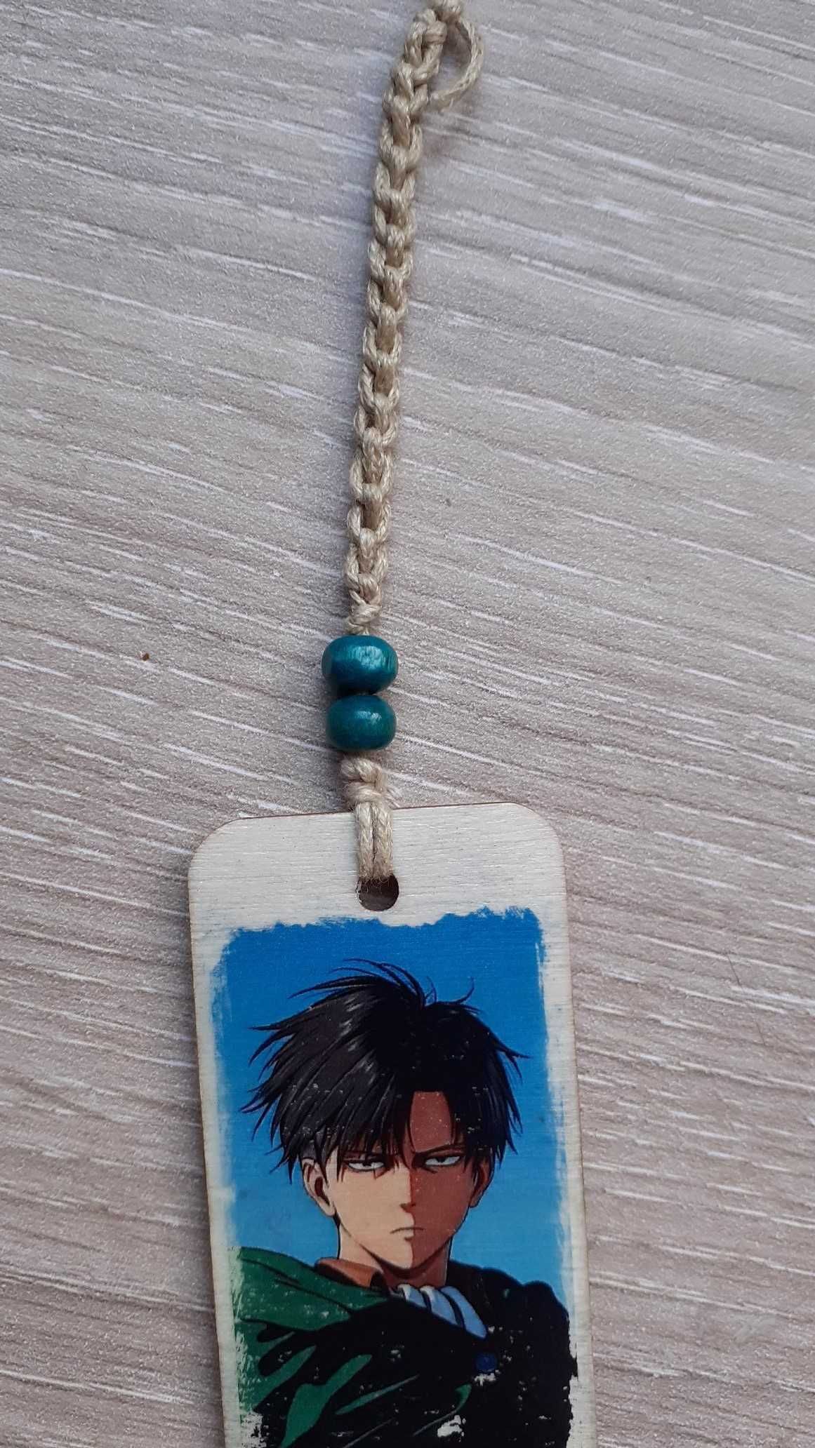 Decoração madeira pendurar Levi Ackerman anime Attack on titan