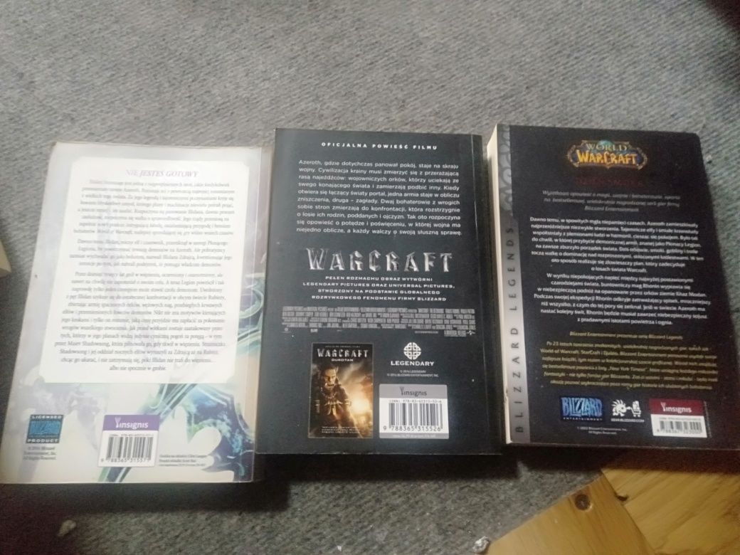 Książki Warcraft komplet
