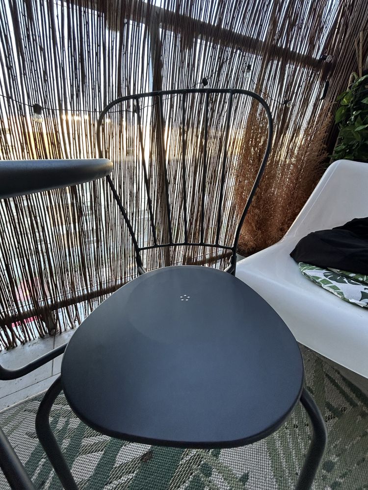 Stół ogrodowy/balkonowy LÄCKÖ + 2 krzesła