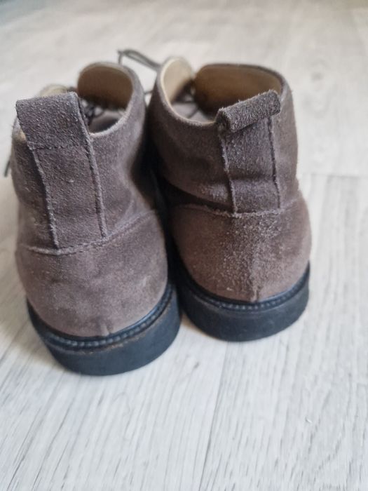 Туфли замшевые, ботинки мужские р.42