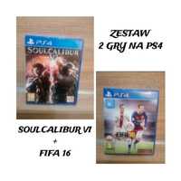 zestaw dwie gry na PS4 Soulcalibur VI + Fifa 16