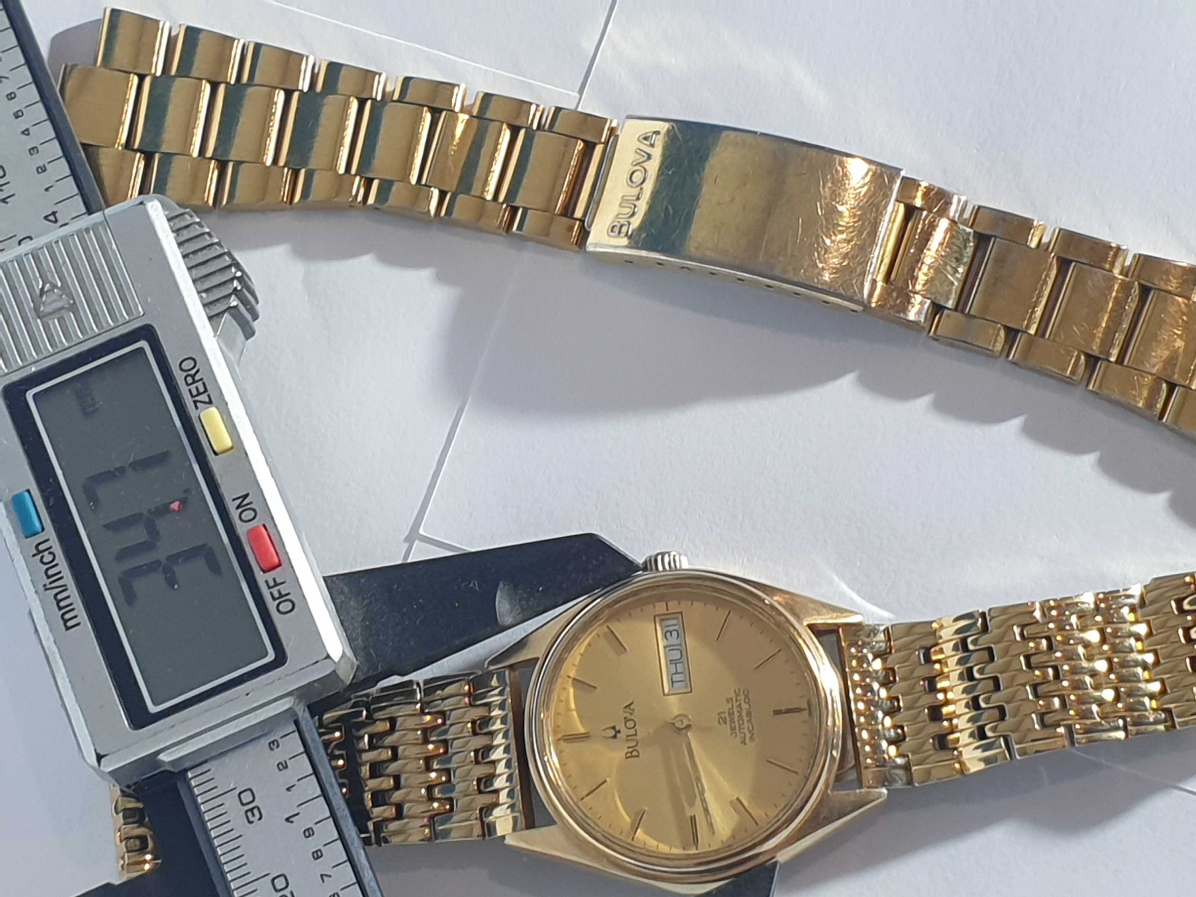 Oryginalny meski zegarek automatyczny Bulova 1D12M vintage