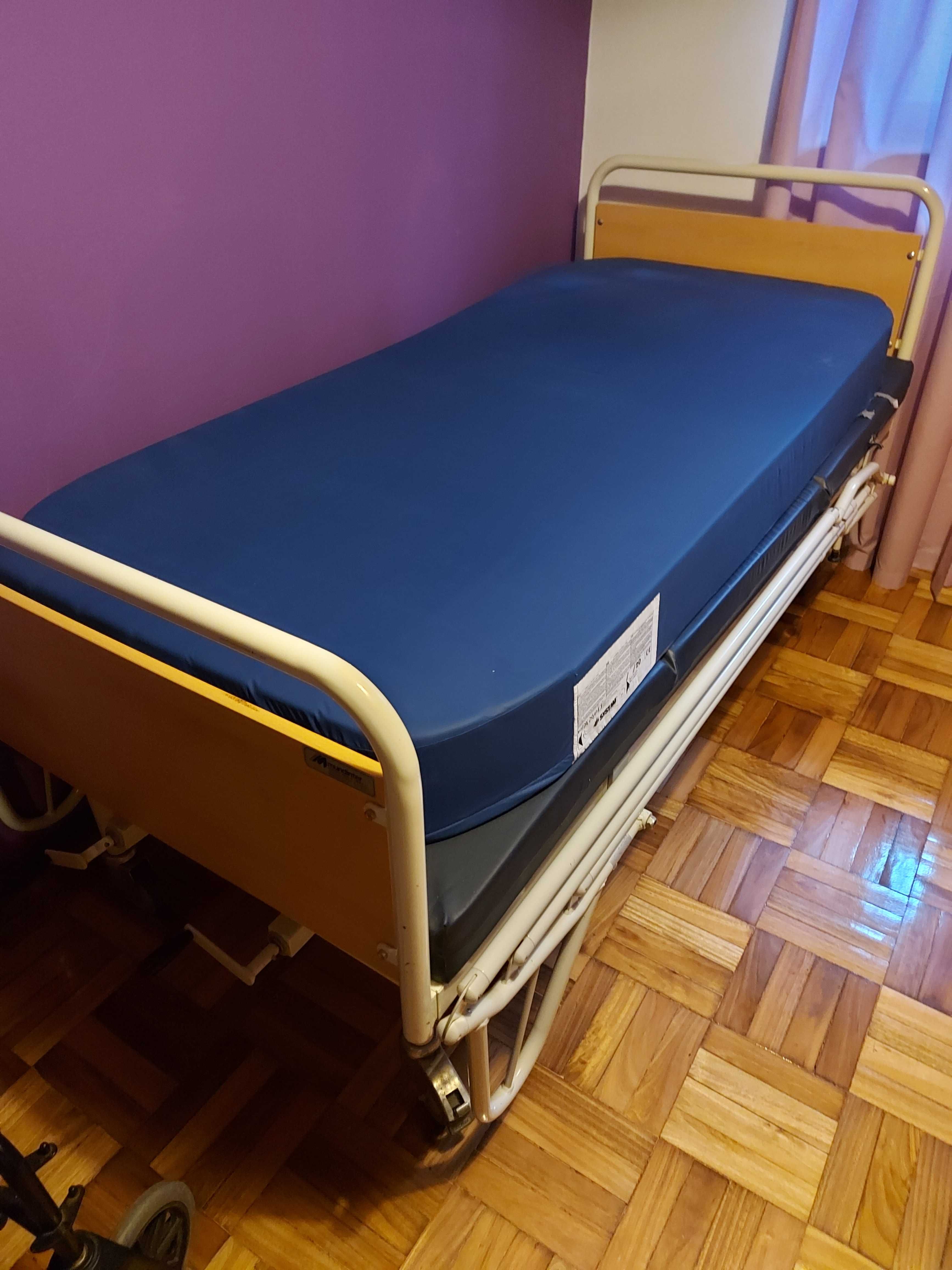 Cama articulada hospitalar