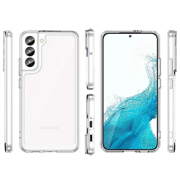 Outer Space Case etui Samsung Galaxy S23+ pokrowiec z elastyczną ramką