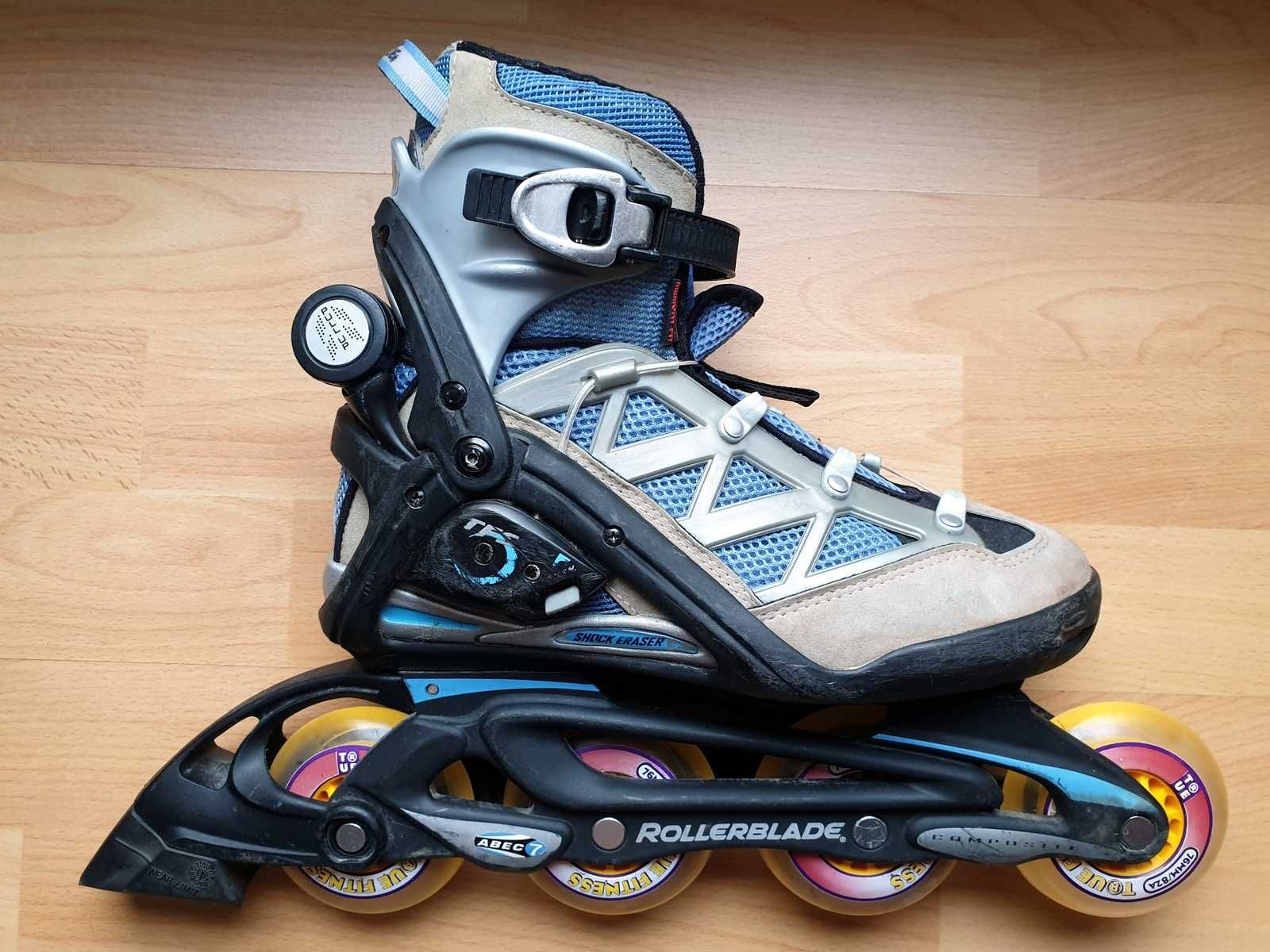 Rolki Rollerblade Training PFS  roz .36,5 nowe kółka 76 mm