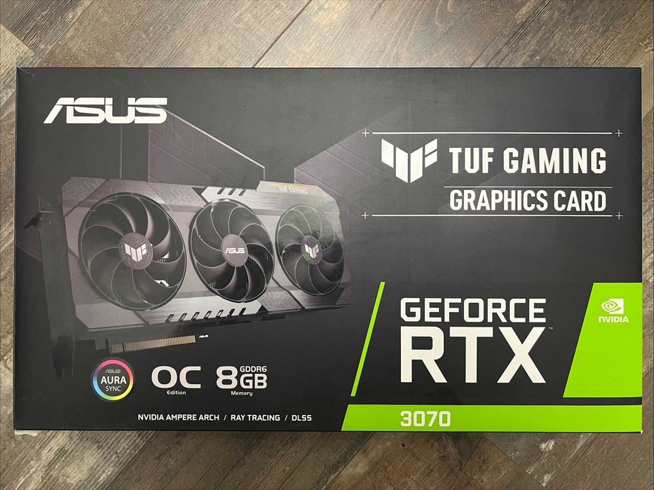(301$) Видеокарта топовая ASUS TUF RTX 3070 8Gb (+гарантия)