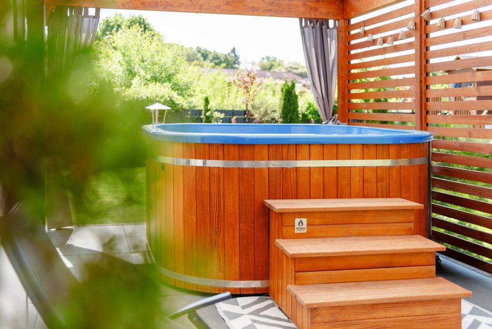 Całoroczny Domek Hampton w Lubniewicach nad jeziorem, jacuzzi