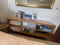 Movel Sala ou quarto madeira maciça com rodas