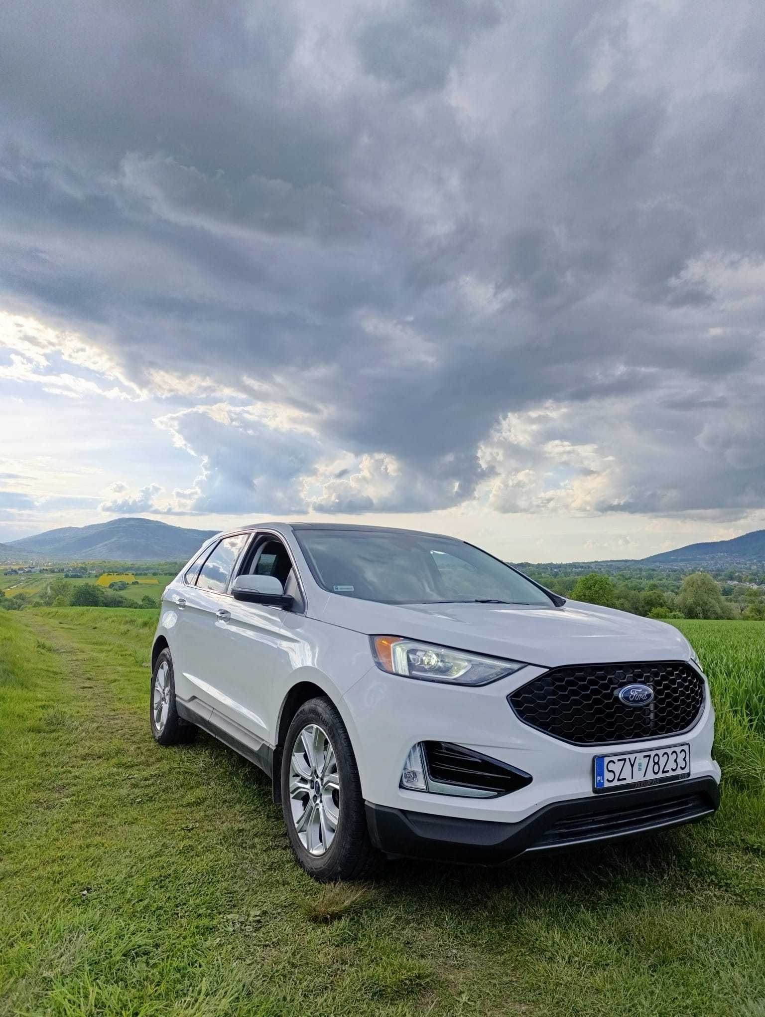 Ford Edge Titanium 4X4 BENZYNA 2.0, niski przebieg, 58 tys, Idealny