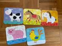 Puzzle dla malucha Peppa Pig , Kicia Kocia