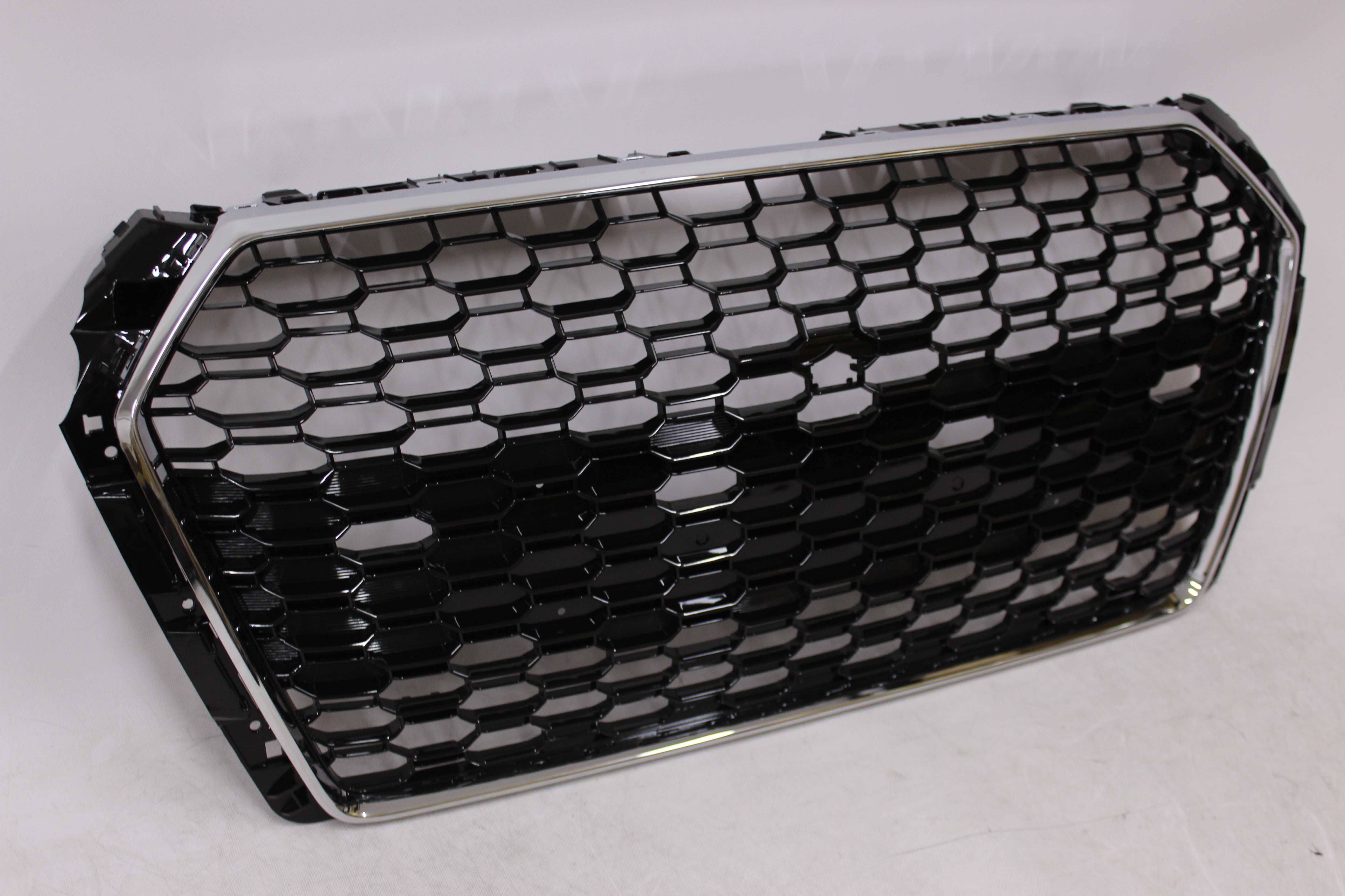 GRILL Atrapa chłodnicy AUDI A4 B9 15-19 RS-LOOK BLACK S-line NOWY