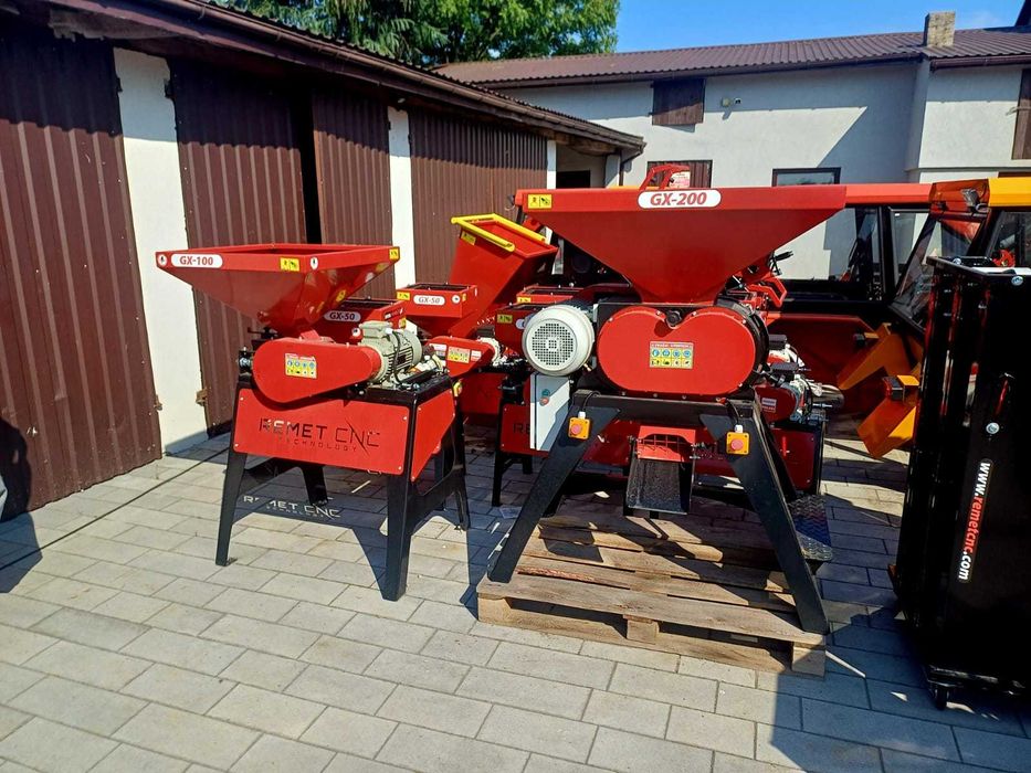 Gniotownik zboża 3kW 7,5kW Zgniatacz ziarna Gniotownik walcowy MŁYN