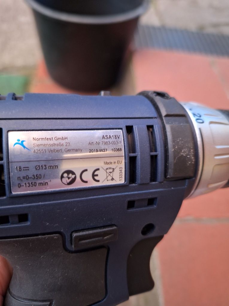 Zestaw zakrętarka Sparky GUR18Li 2x4ah i wkrętarko wiertarka. 18V.
