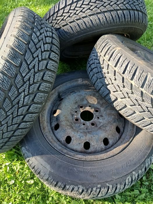 Komplet 4x opona zimowa Dunlop Winter response 2 175/65R14 82T + felgi