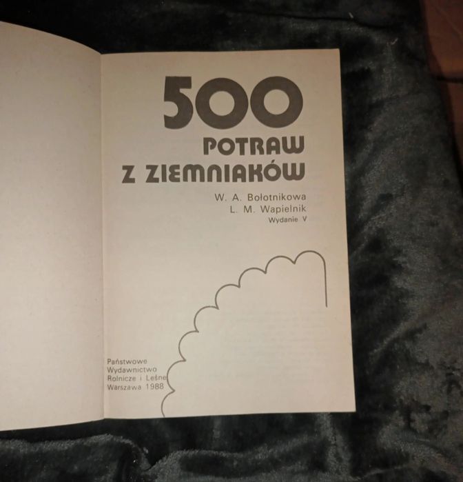 książka 500 potraw z ziemniaków