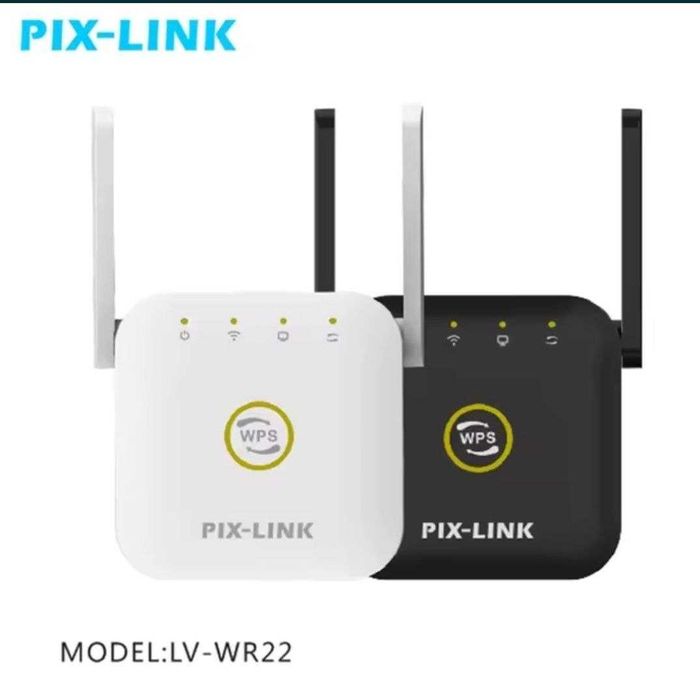 WR-22 Pix-LinK Репітор на 2.4G, білий, чорний.Lan/Wlan