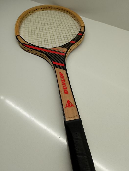 Raquete Dunlop Power Line Madeira Vintage