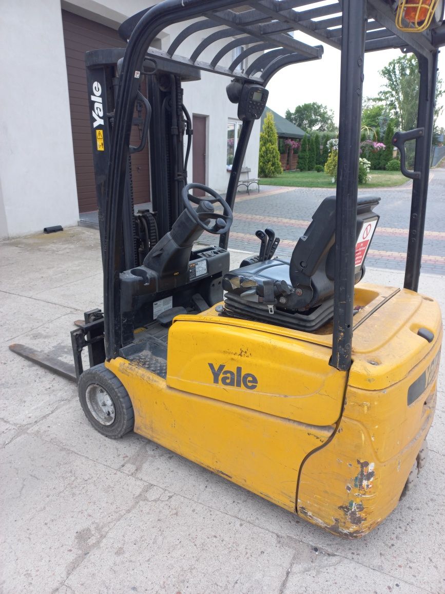 Wozek widłowy elektryczny, sadowniczy, Yale Erp, jak linde e16, przebi