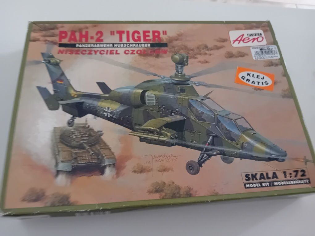 Aeroplast 1:72 pah-2 tiger niszczyciel czołgów model do sklejania