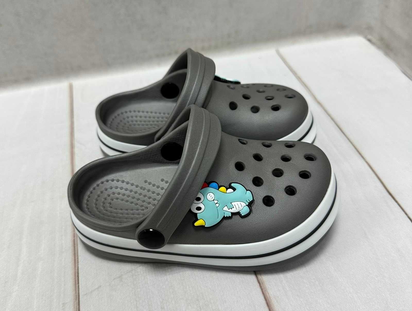 Дитячі сабо крокси crocs Luck line 24-35 чорні/пудра/беж/сині