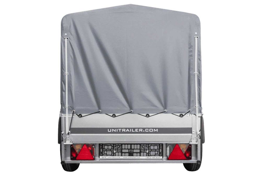 Przyczepka samochodowa 200x106 GARDEN 200 KIPP stelaż H-800 + plandeka