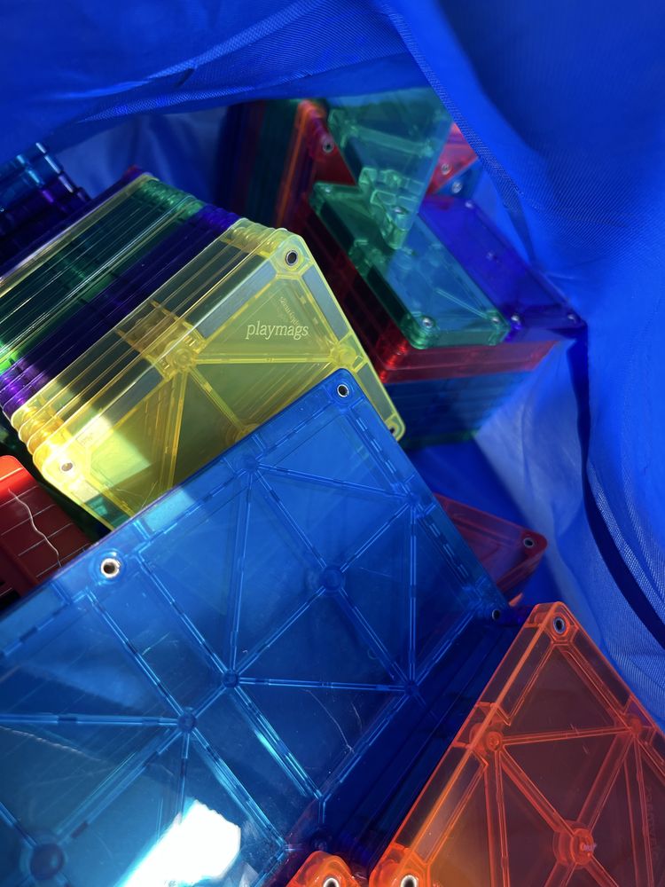 Klocki magnetyczne playmags duzy komplet