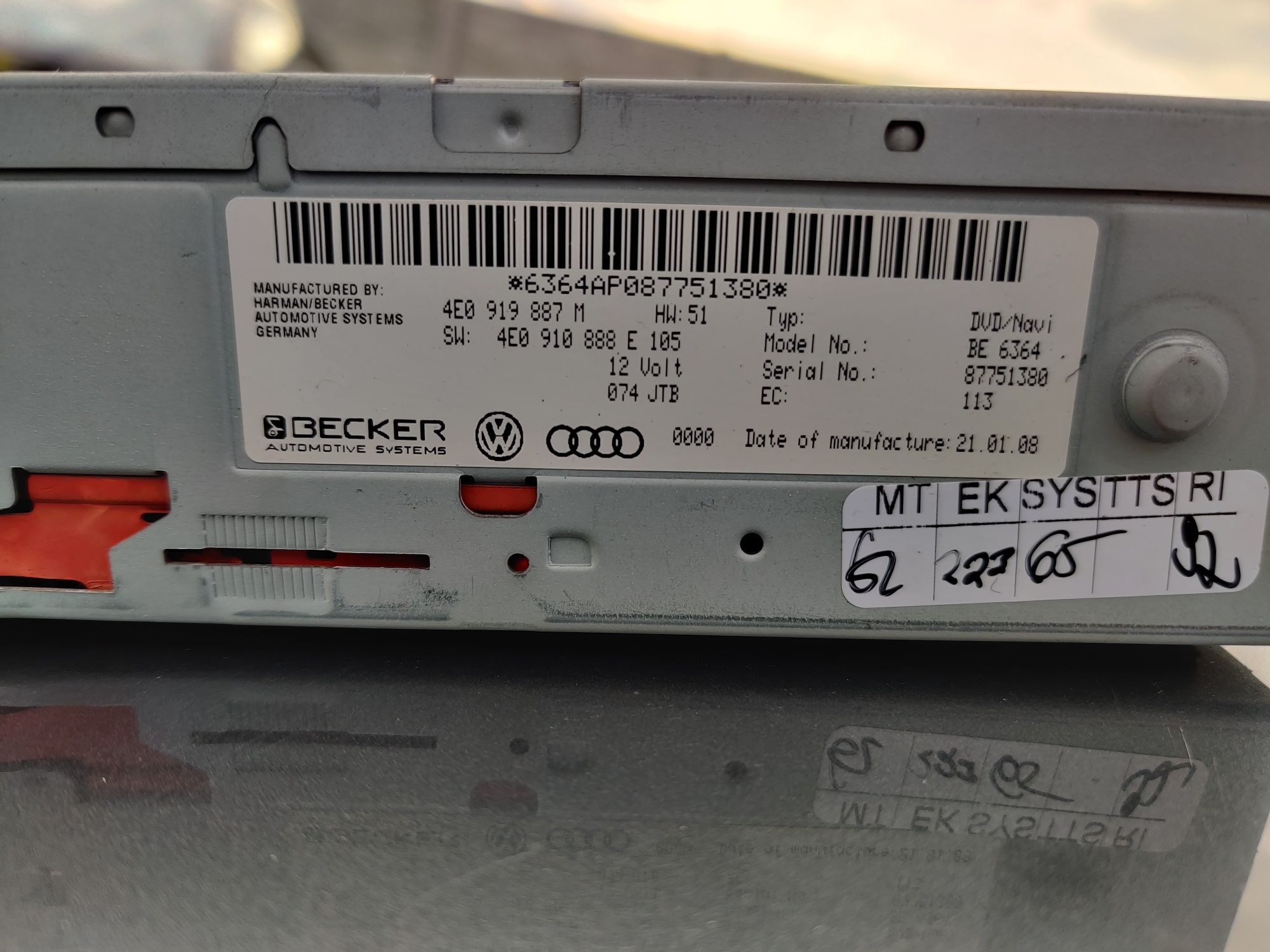 Czytnik nawigacji DVD Audi a4 A5 Q5 A6