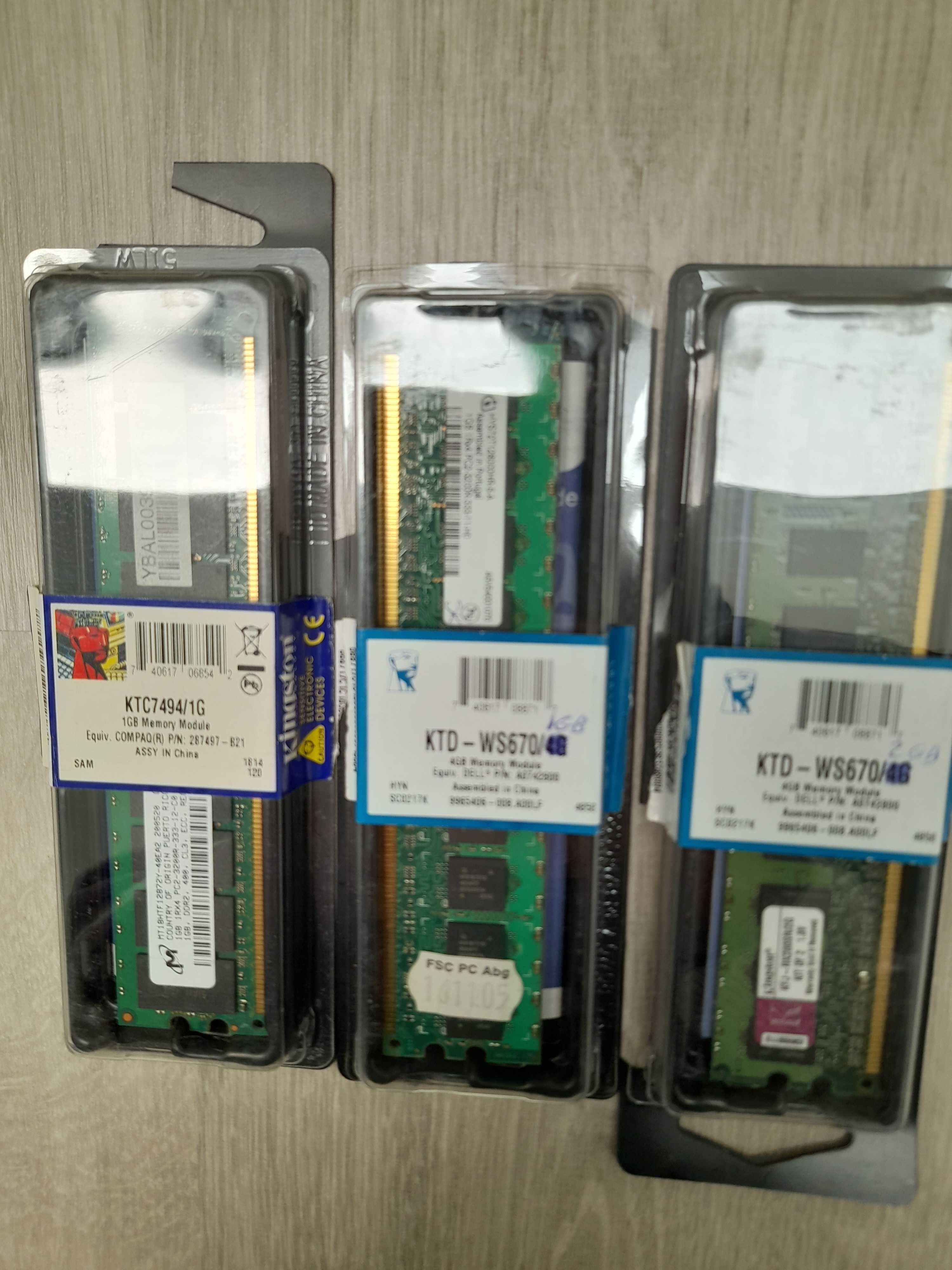 MEMÓRIAS RAM - pack de 3 (4Gb) – Só 10 eur