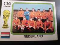 Cromo Panini World Cup Story da Seleção dos Países Baixos no Mundial74