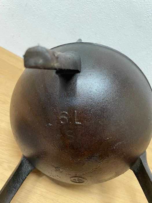 Panela Caldeirão ou pote de ferro fundido, 6 Litros