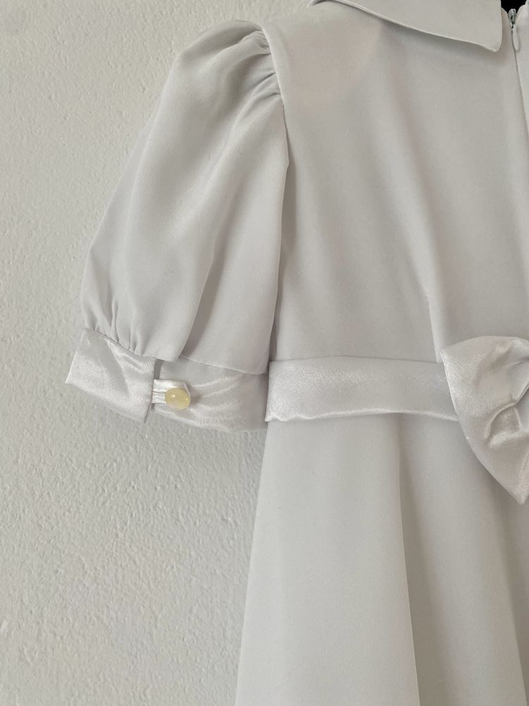 Sukienka komunijna pierwsza komunia święta suknia biała klasyczna