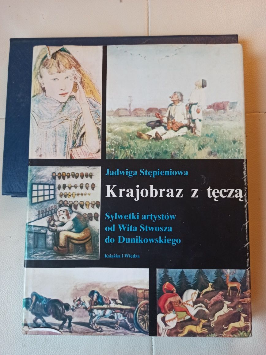 Stępieniowa krajobraz z tęczą