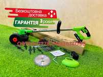 Кущоріз BOSCH BUR187BL 36V-6A Аккумуляторный тример Косарка + Колеска