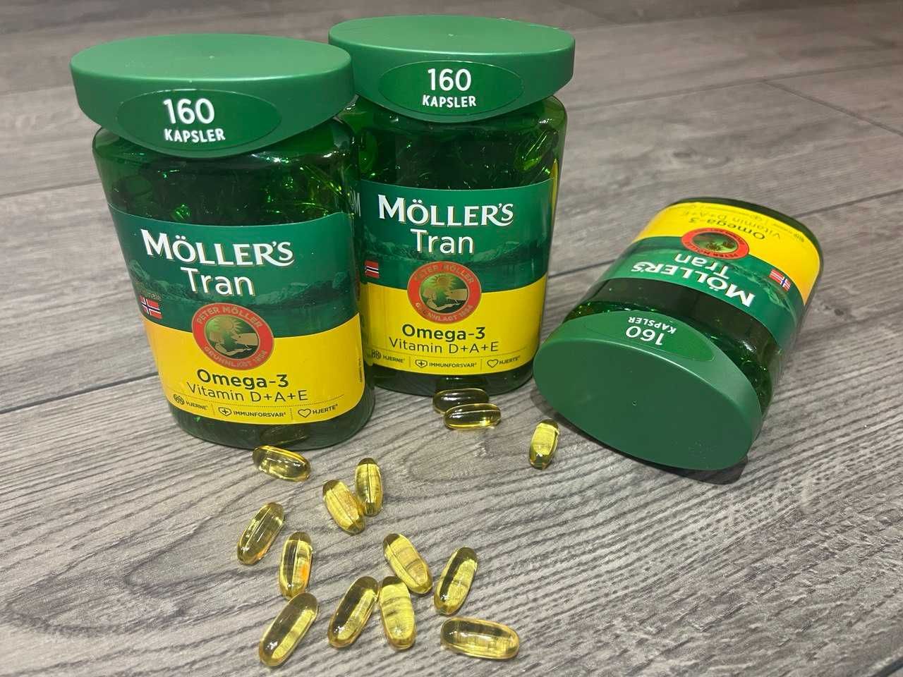 Є оптові ціни.Mollers omega 3 160 капсул Омега 3. Норвегія