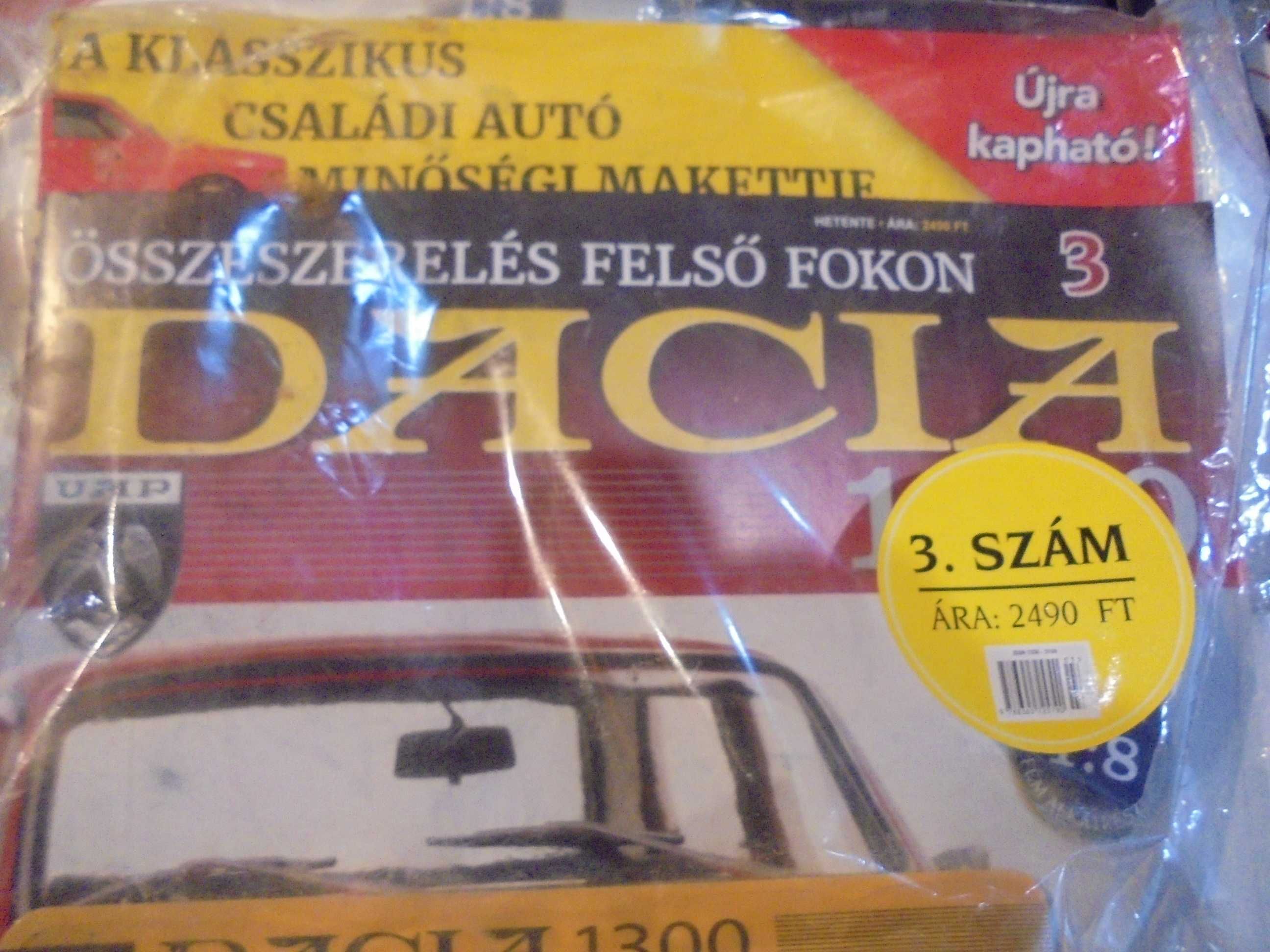 Dacia 1300 1:8 koła 3szt.,kompletne,gazetka,okazja.