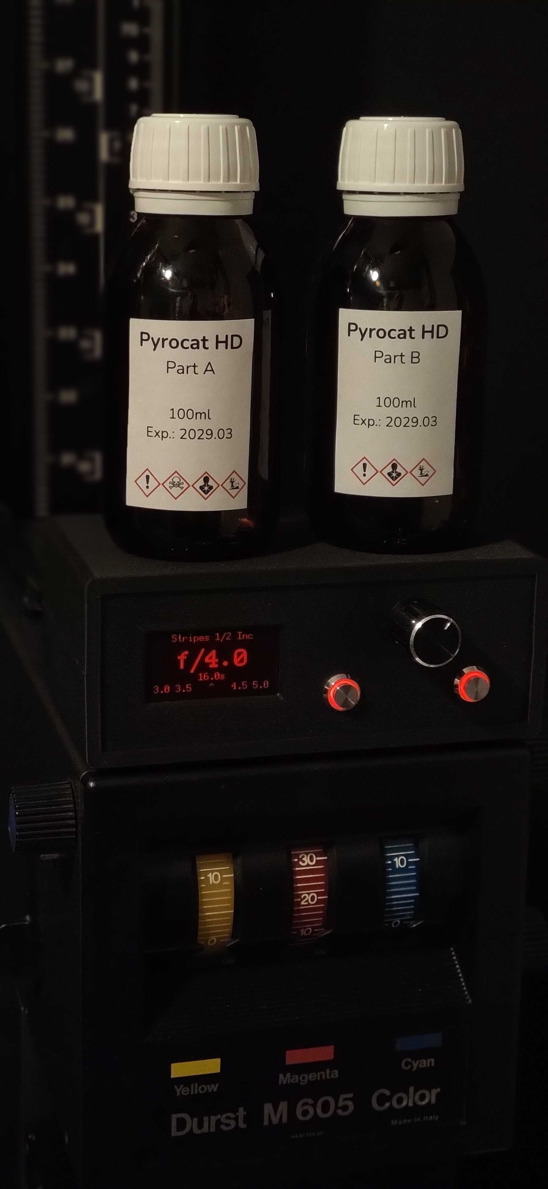 Pyrocat HD wywoływacz negatywów filmów, klisz B&W