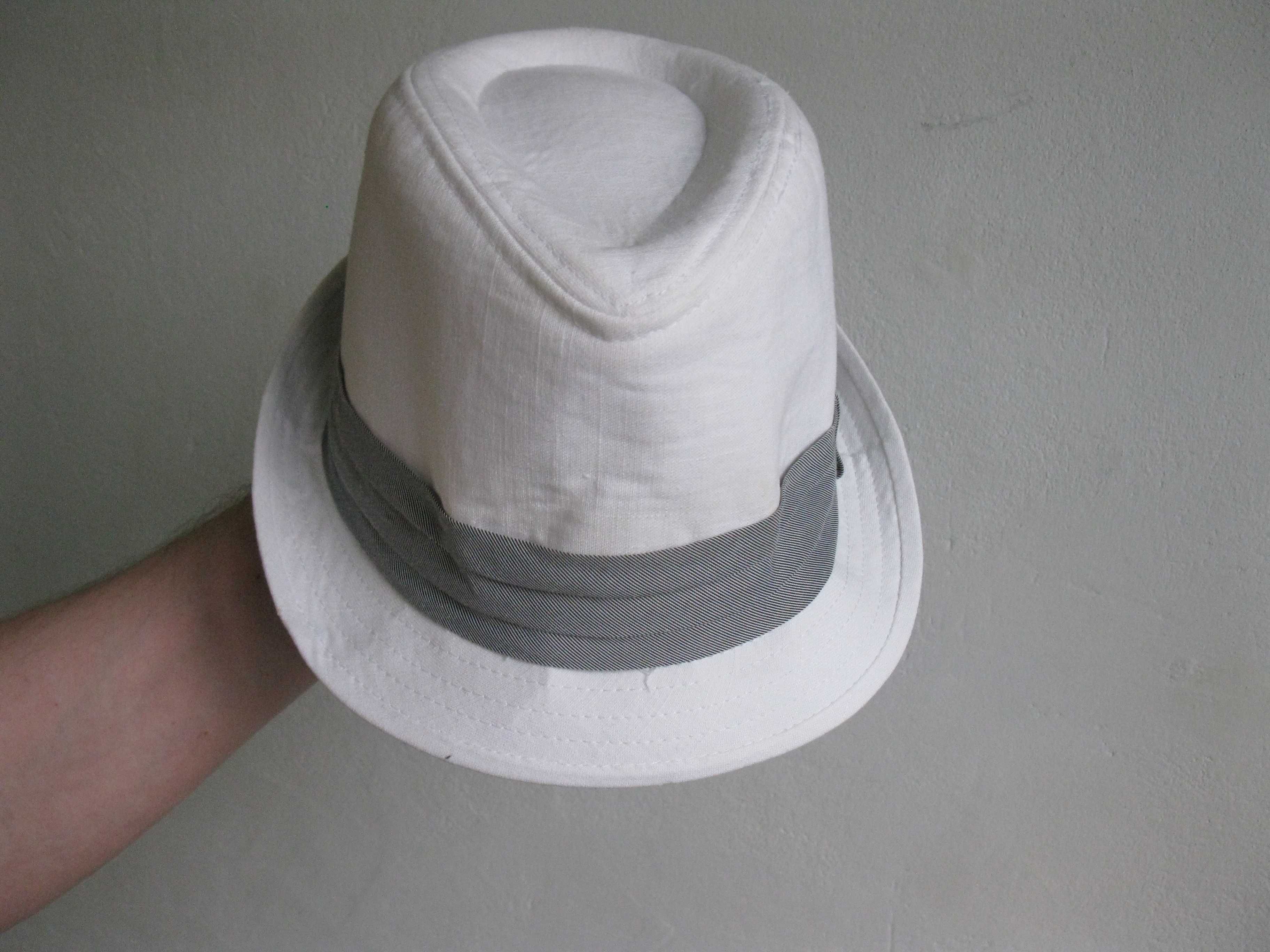 Шляпа с полями Levis 57 см белая
